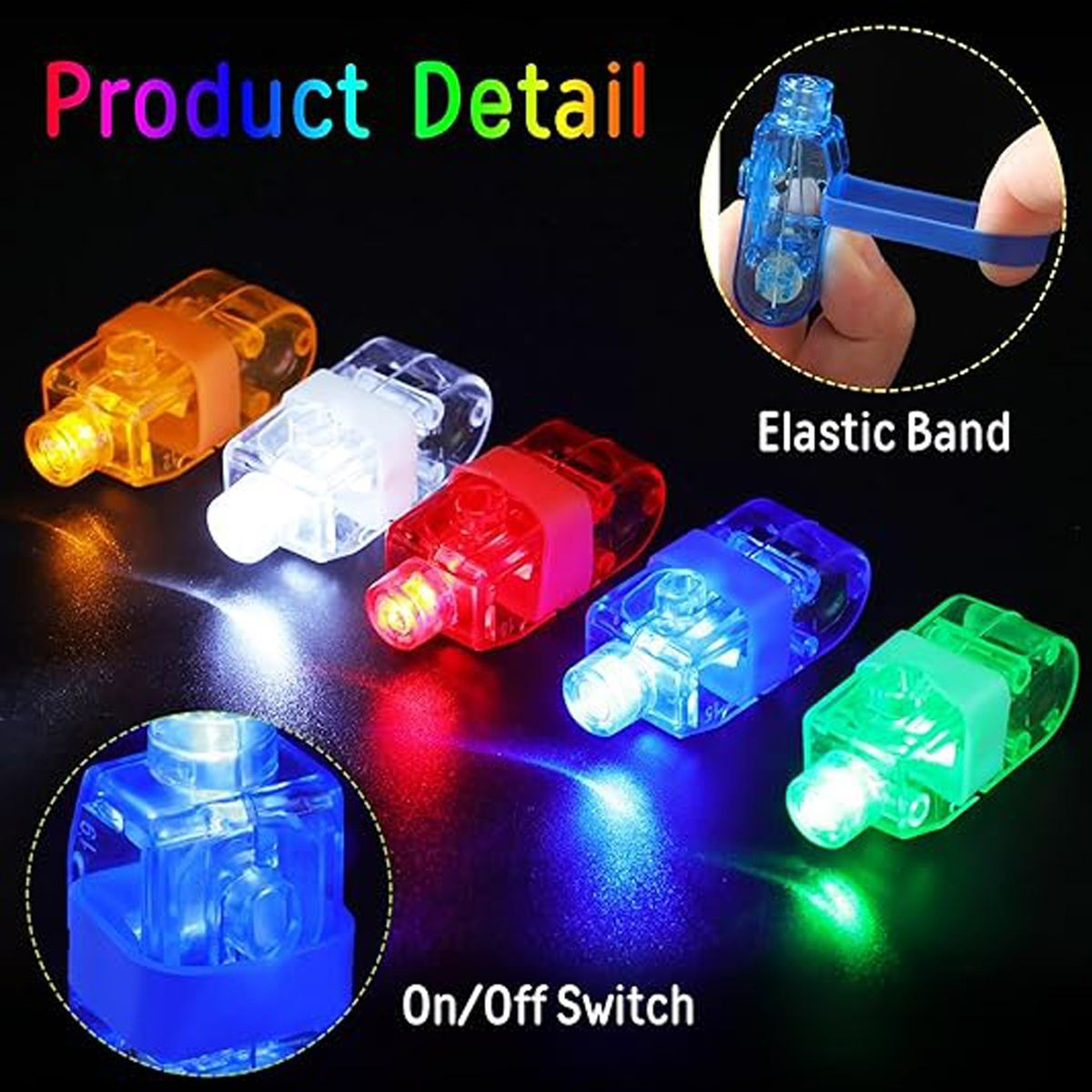 Cart In Mart 78 Piece Glow In The Dark LED Light Up Toy Bulk Party Favors For Adult Kids