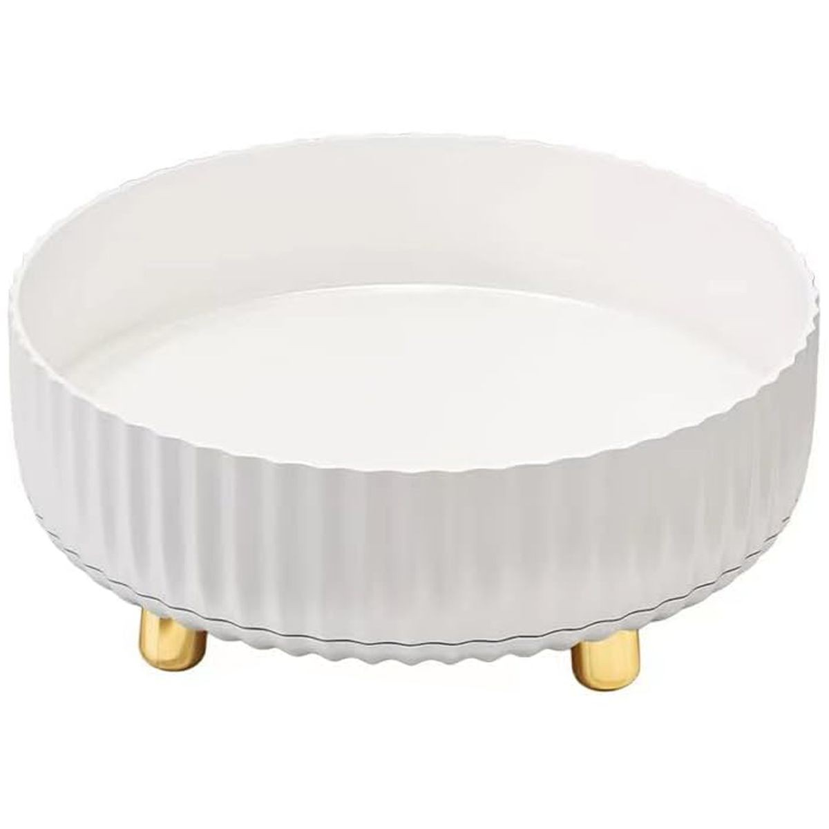 Cart In Mart 360 Rotating Bathroom Organizer Makeup Storage Tray For Perfume Cosmetics