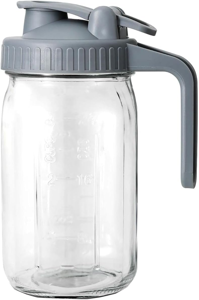 Cart In Mart Pitcher Glass Borosilicate Water Jug for Juice Iced Tea Milk and Beverage