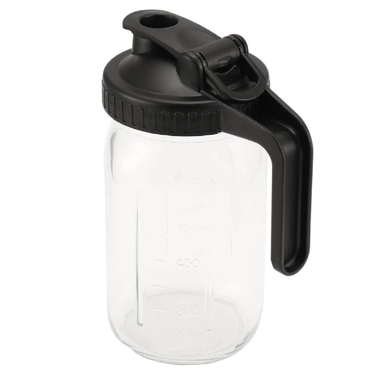 Cart In Mart Borosilicate Glass Water Jug 950ml with Handle Heat Resistant Pitcher