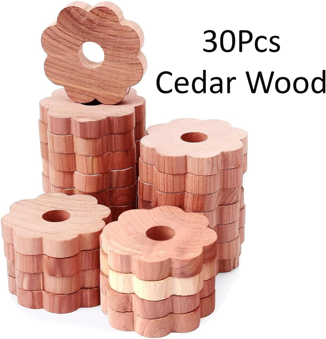 Cart In Mart Cedar Wood Closet Fresheners Cedarwood Flowers for Clothes Hangers Drawers