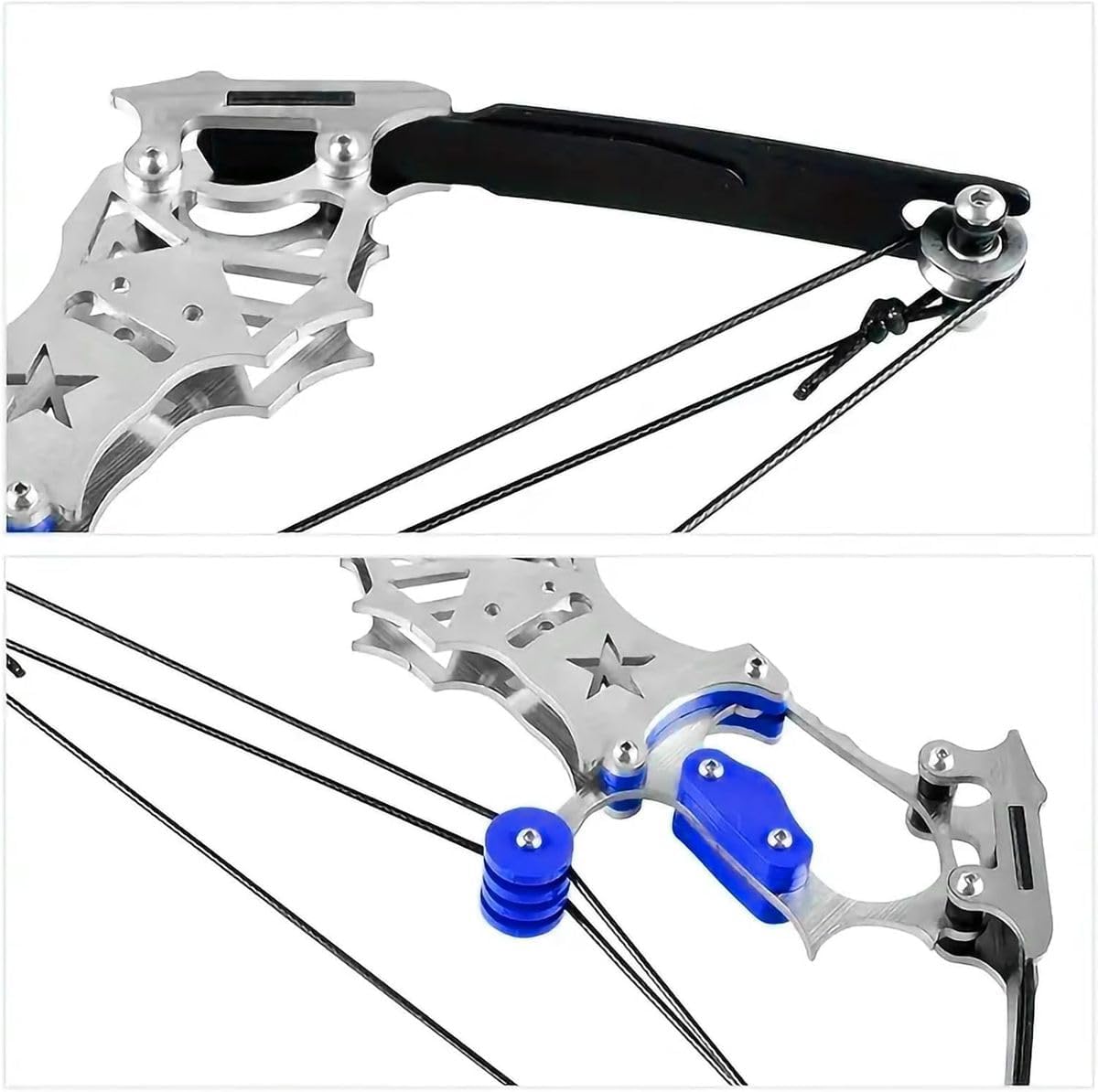 Practice Archery Bow Set Left Right Hand Compound Hunting Bow Metal Handle