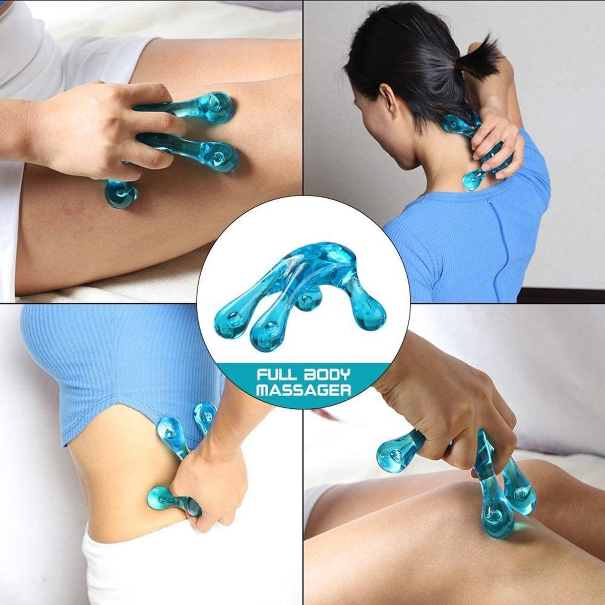 Cart In Mart Massage Tool Handheld Massager Deep Tissue Trigger Point & Body Pain Relief