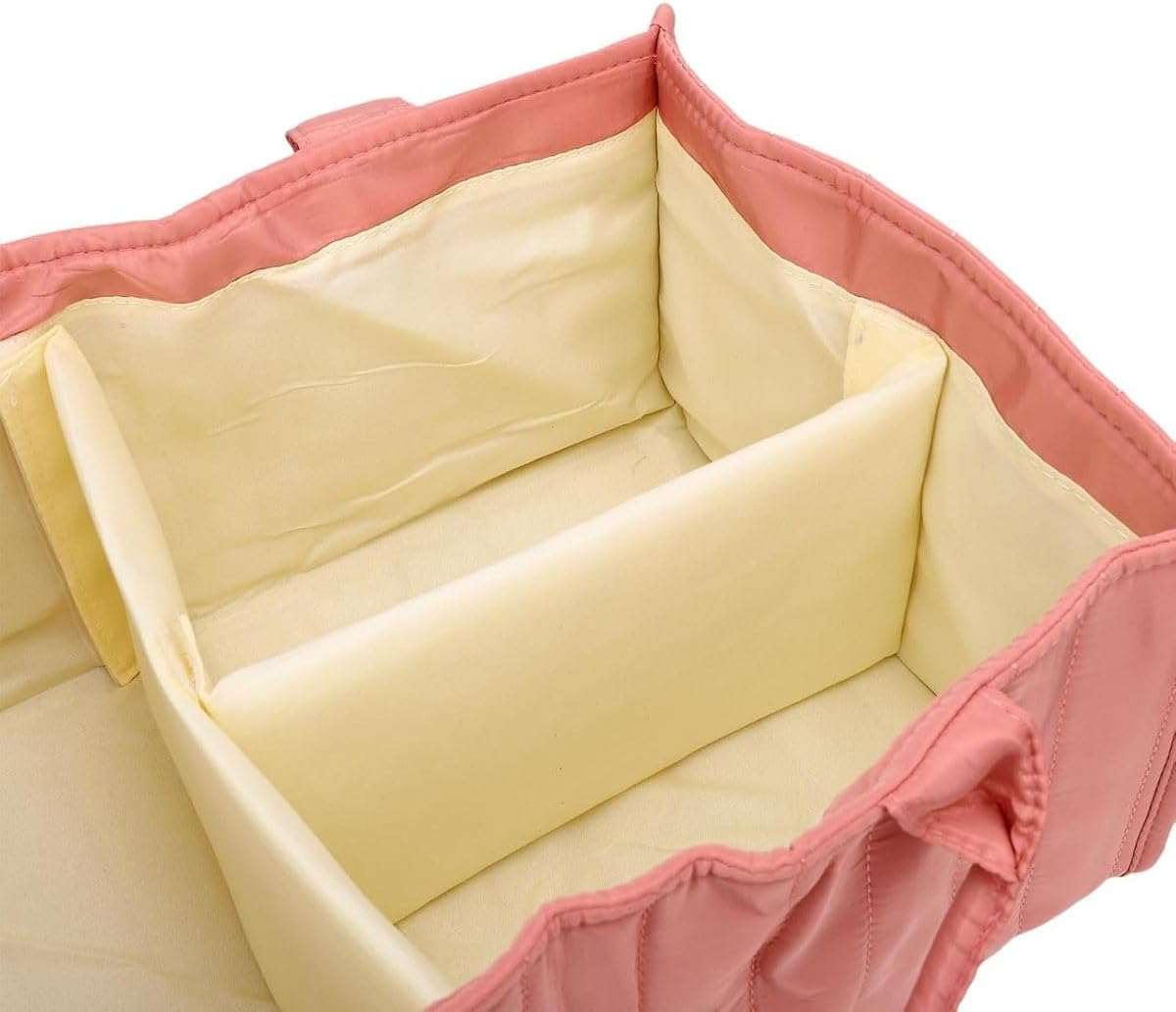 Cart In Mart Diaper Caddy Portable Nursery Storage Basket Changing Organizer with Handle - Pink