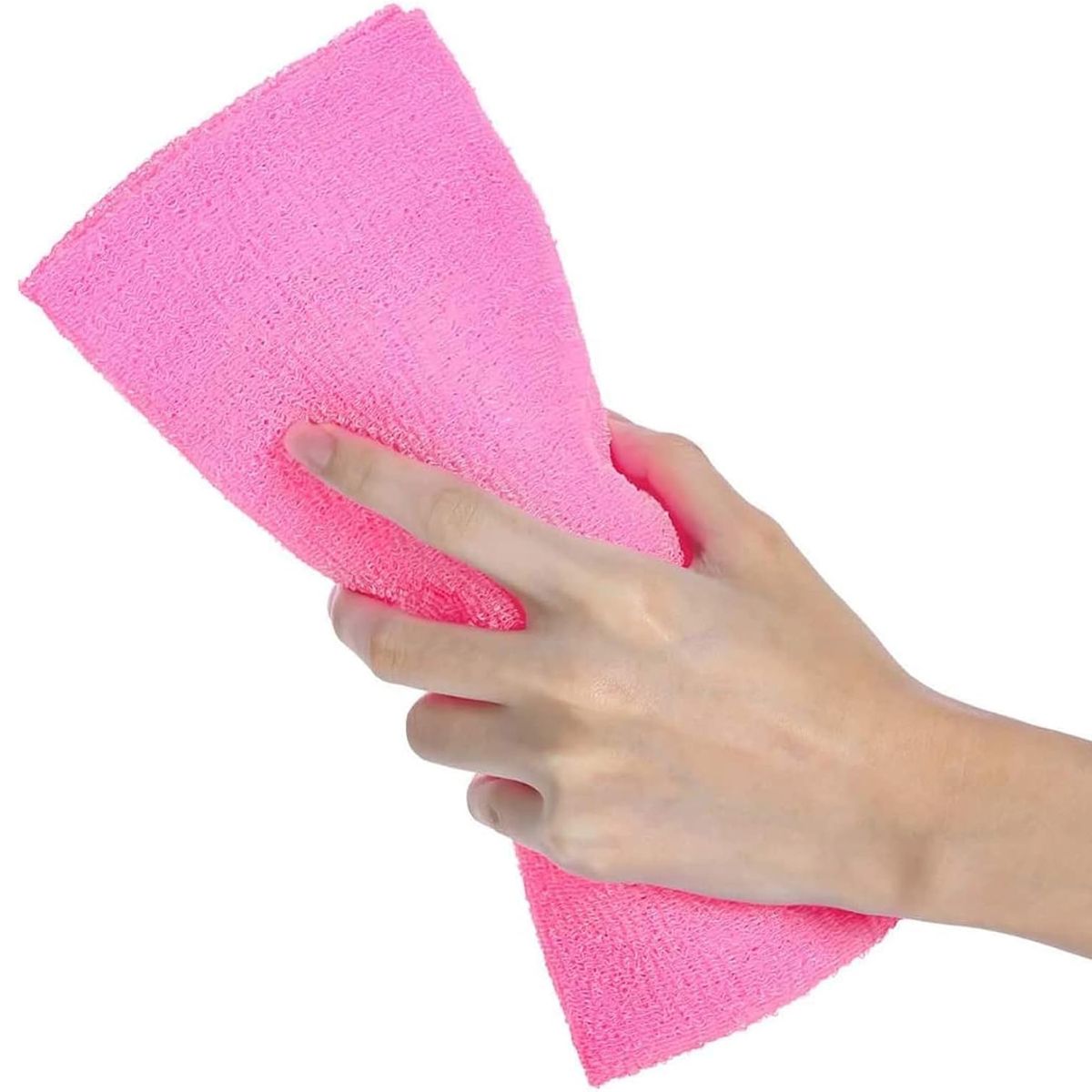 Cart In Mart Exfoliating Washcloth Back Scrubber Washcloth African Net Sponge - 3 Pack