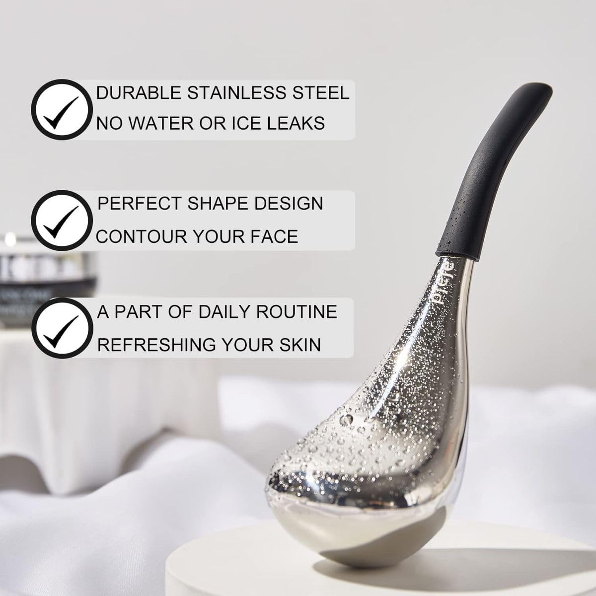 Cart In Mart Ice Globes Facial Skin Care Tools Stainless Steel Cryo Sticks for Face Eyes
