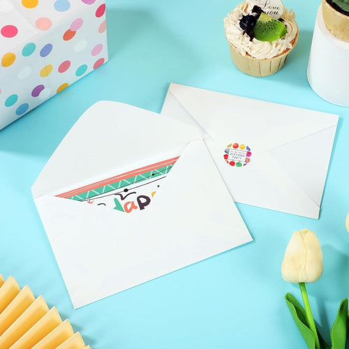 Cart In Mart 12PCS Bulk Birthday Cards with Envelopes Assorted Blank Greeting Cards