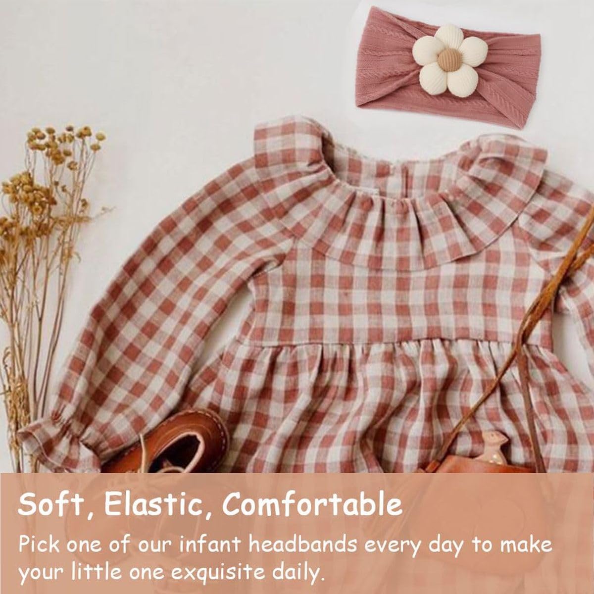 Cart In Mart Headbands Soft Nylon Newborn Infant Toddler Girl Hairbands Hair Accessories
