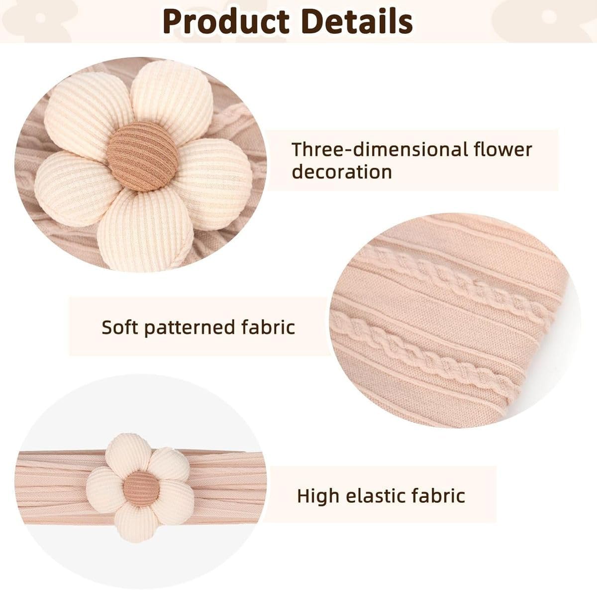Cart In Mart Headbands Soft Nylon Newborn Infant Toddler Girl Hairbands Hair Accessories