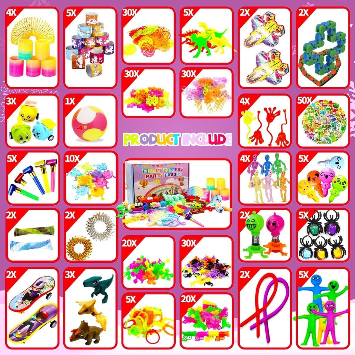 Cart In Mart Birthday Party Favors Supplies For Kids Fidget Toys Pack Christmas Stocking