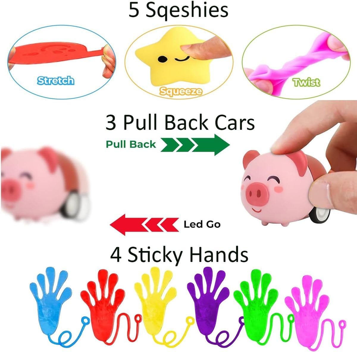 Cart In Mart Birthday Party Favors Supplies For Kids Fidget Toys Pack Christmas Stocking