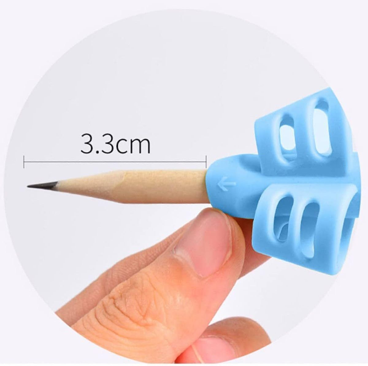 Cart In Mart 6 Pack Silicone Pencil Grips For Kids Handwriting Aid Posture Grippers