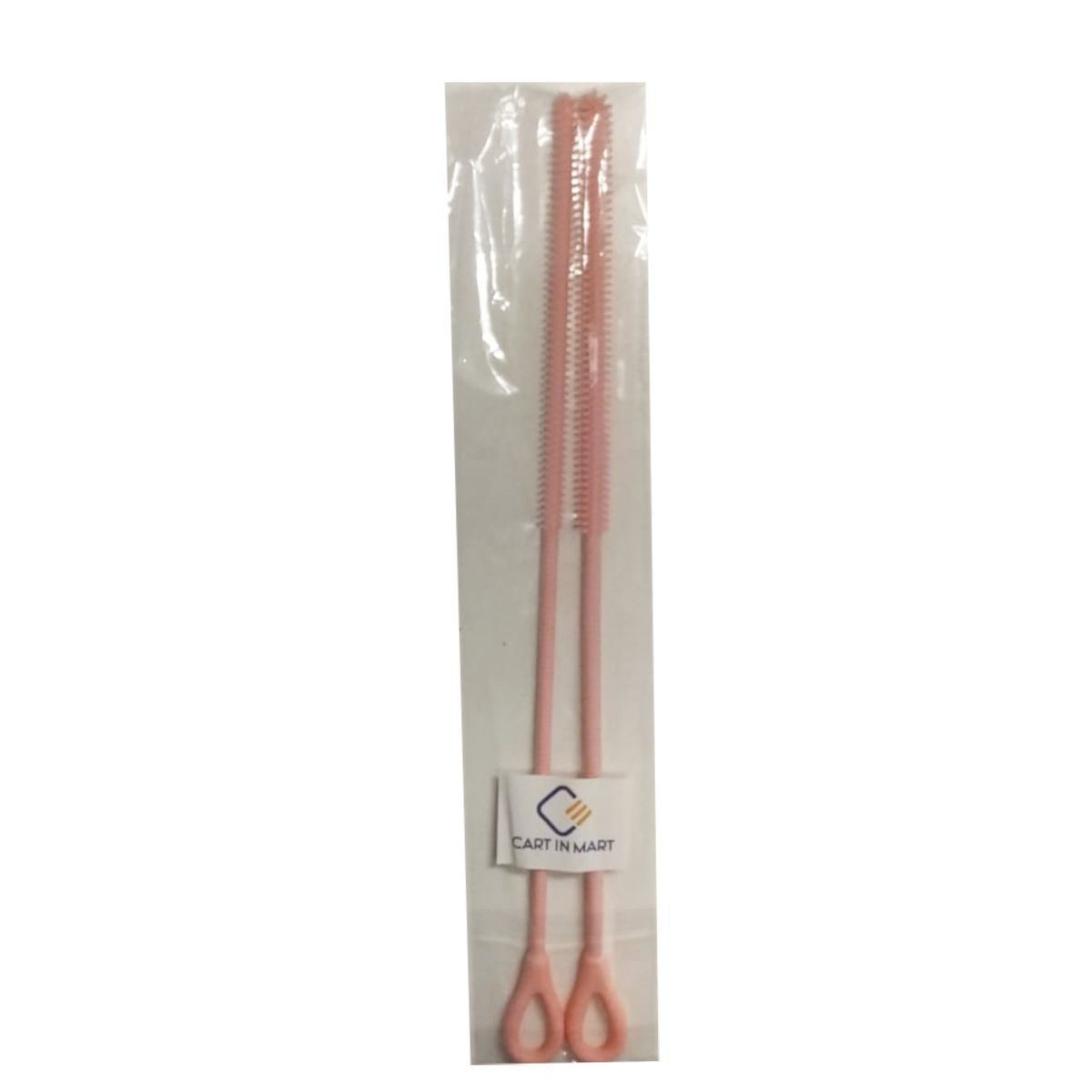 Cart In Mart Silicone Straw Cleaner Brushes Extra Long Reusable Flexible Straw Cleaning