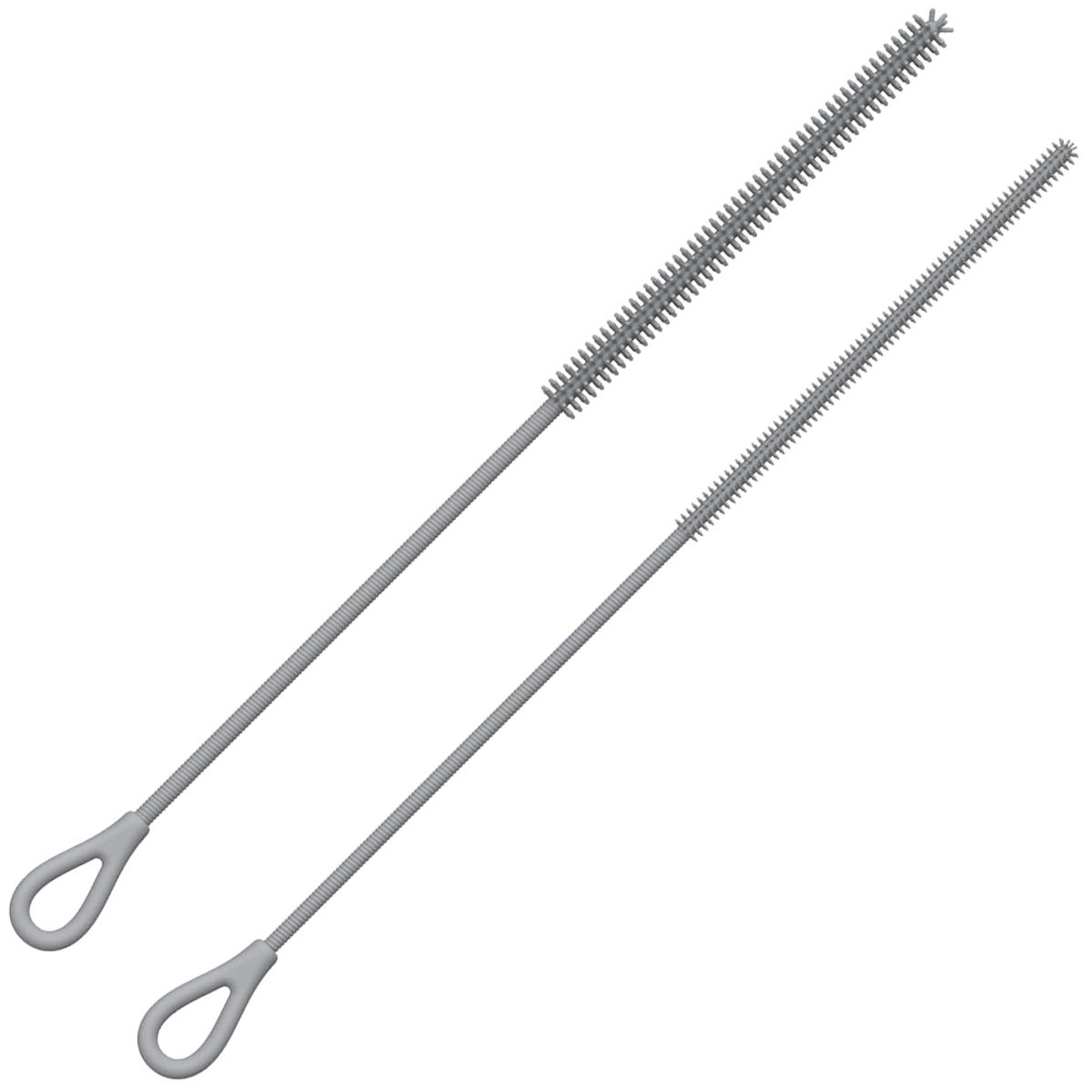 Cart In Mart Silicone Straw Cleaner Brushes Extra Long Reusable Flexible Straw Cleaning