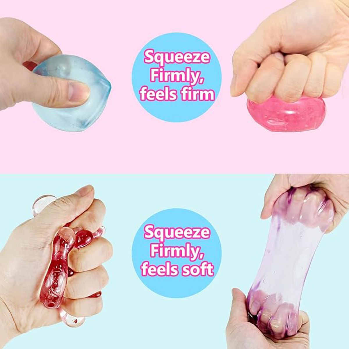 Cart In Mart Sensory Squeeze Toy Squishy Cube Stress Relief Fidget Toy for Kids & Adults - Purple