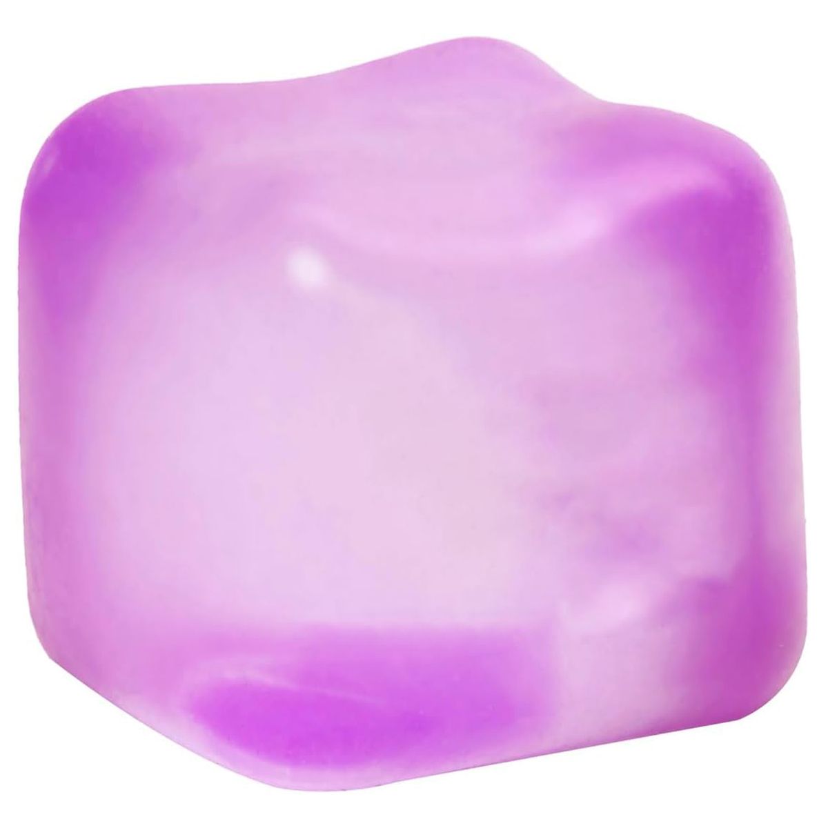 Cart In Mart Sensory Squeeze Toy Squishy Cube Stress Relief Fidget Toy for Kids & Adults - Purple