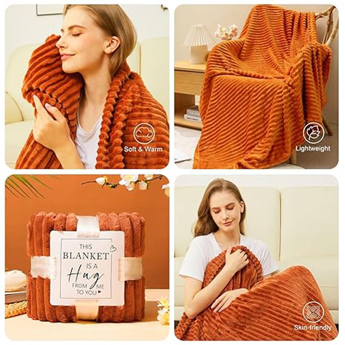 Cart In Mart Valentine's Day Birthday Gift Basket for Women Cozy Self Care Spa Gift Box