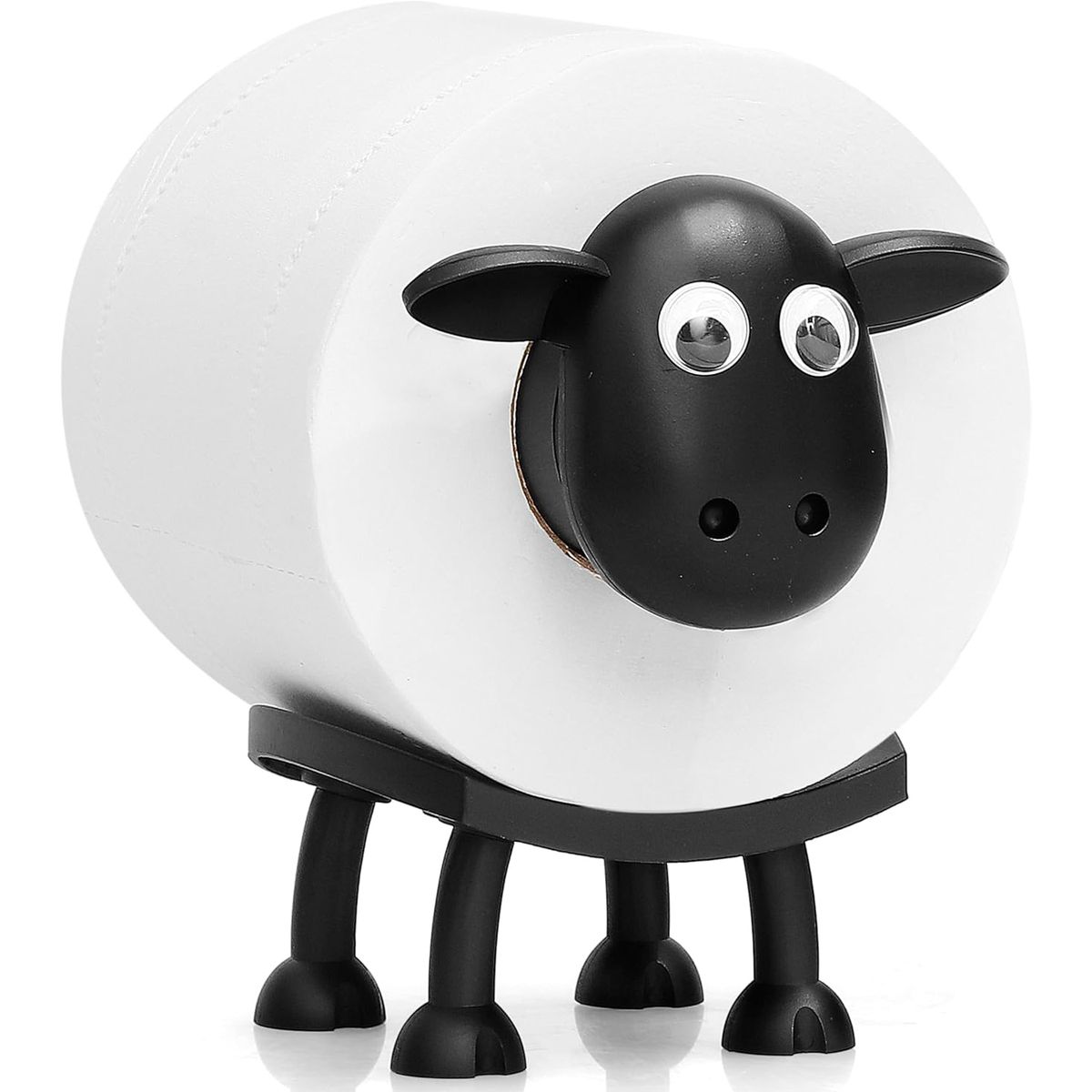 Cart In Mart Sheep Toilet Roll Holder Free Standing 3D Toilet Paper Storage for Bathroom