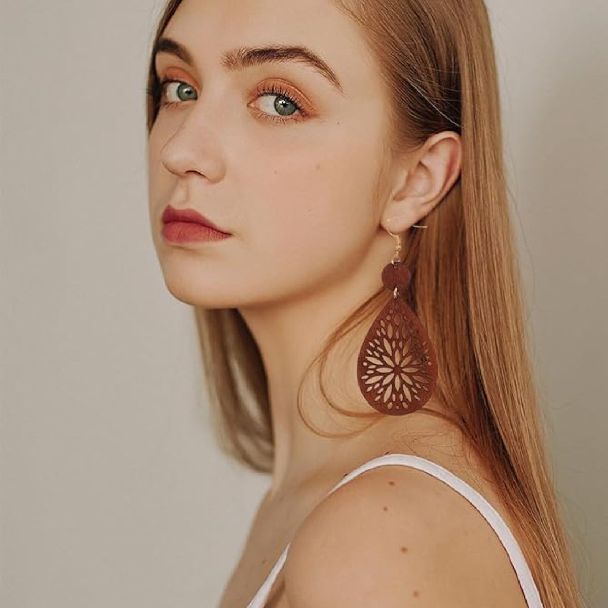 Cart In Mart 12 Pairs Boho Vintage Geometric Round Earrings Lightweight Fashion Jewelry