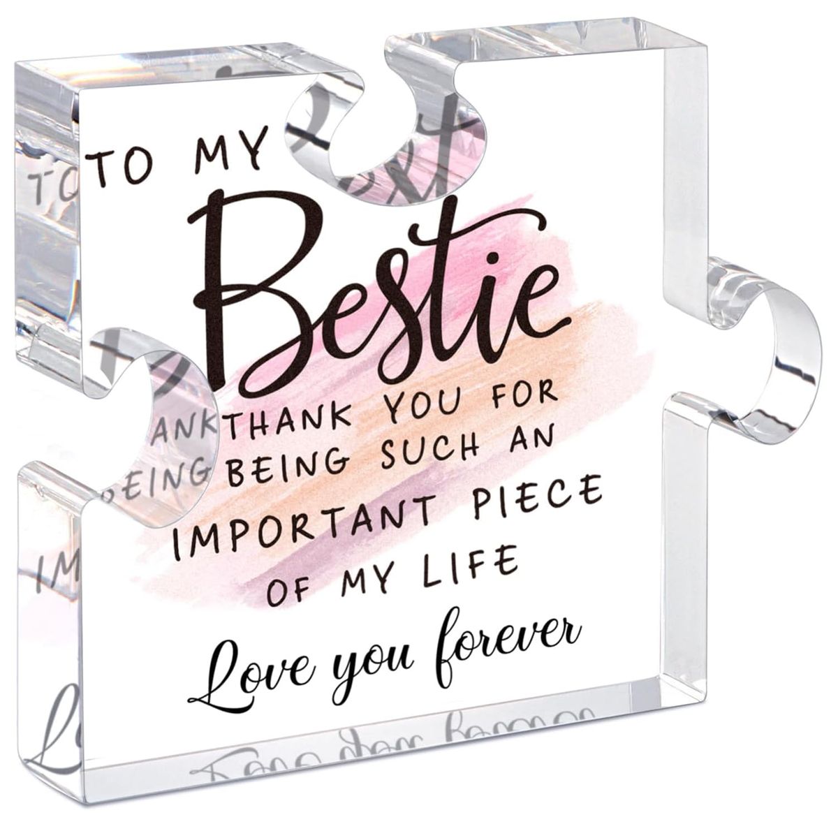 Cart In Mart Mini Acrylic Decorative Sign Gift For Best Friend Birthday Thank You Bestie