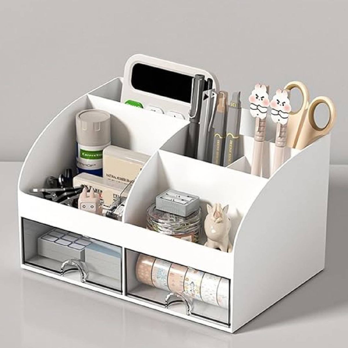 Cart In Mart Desktop Storage Drawer Organiser Box Multi-Drawer Plastic Desk Organizer