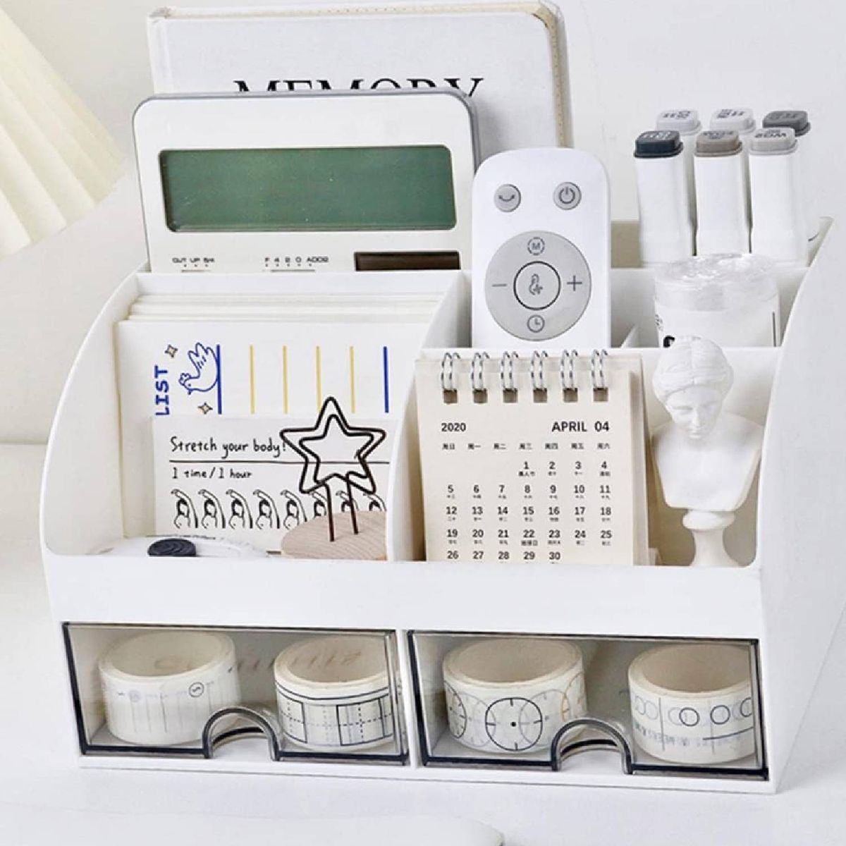 Cart In Mart Desktop Storage Drawer Organiser Box Multi-Drawer Plastic Desk Organizer