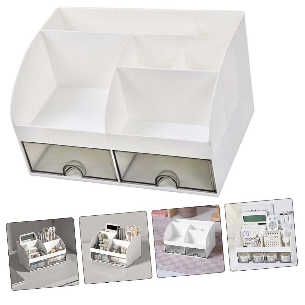Cart In Mart Desktop Storage Drawer Organiser Box Multi-Drawer Plastic Desk Organizer