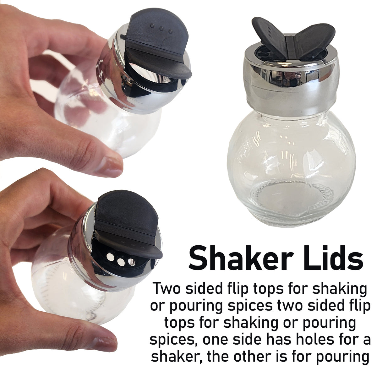 Cart In Mart Orbit Rotating Spice Rack Organiser With 16 Shaker Top Jars ,Labels, Marker