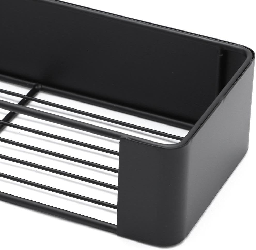 Cart In Mart Adhesive Shower Caddy No Drill Organiser With Soap Holder, Hooks- 5 Piece