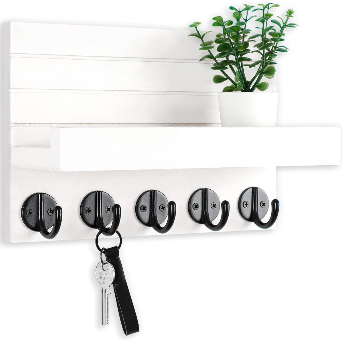 Cart In Mart Wall mounted Key holder with metal hooks