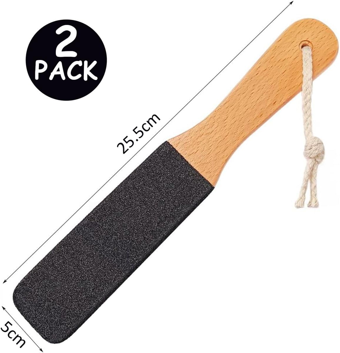 Cart In Mart 2-Pack Foot File & Rasp Pedicure Callus Remover Exfoliator Heels Dead Skin