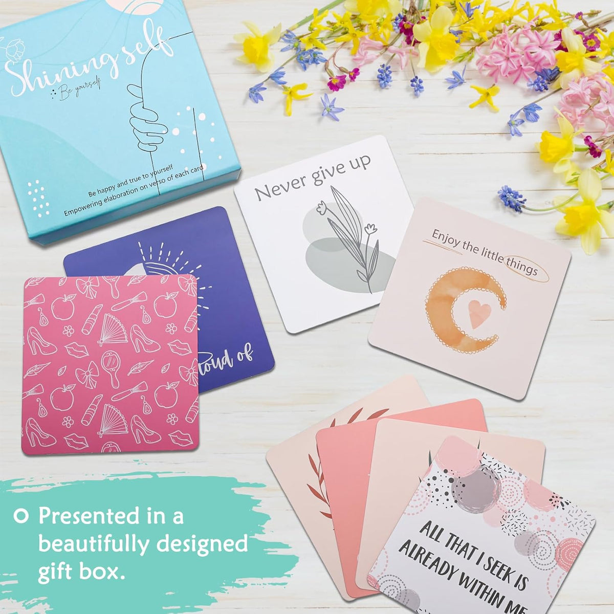 Cart In Mart 50 Positive Affirmations Inspirational Motivational Cards For Women