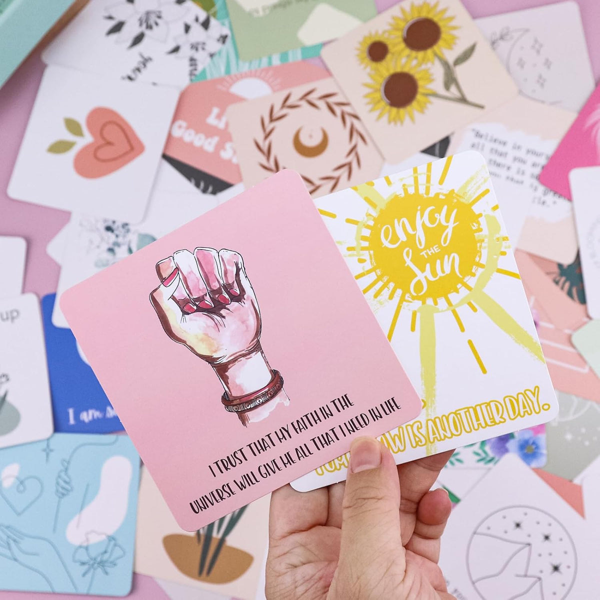 Cart In Mart 50 Positive Affirmations Inspirational Motivational Cards For Women