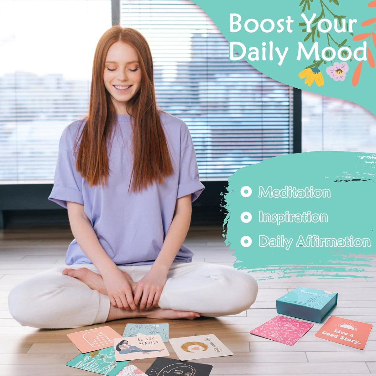 Cart In Mart 50 Positive Affirmations Inspirational Motivational Cards For Women