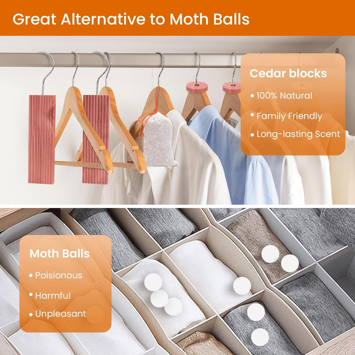 Cart In Mart 41 Pack Cedar Wood Blocks For Closet Clothes Drawers Balls Scented Sachet