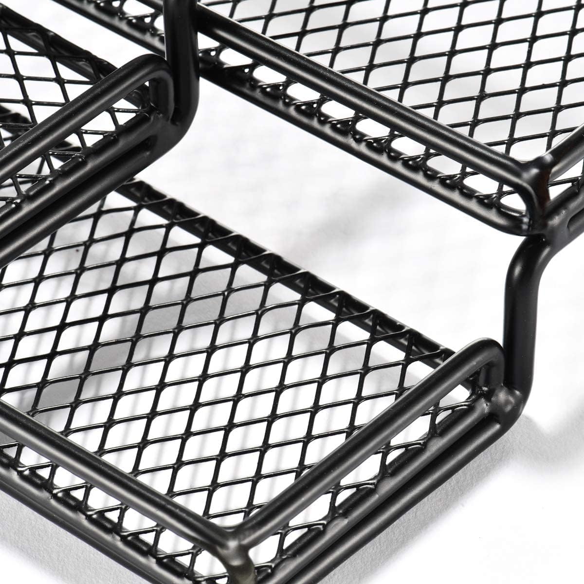 Cart In Mart 2-Pack 4 Tier Expandable Spice Rack Organiser For Cabinet Countertop-Metal