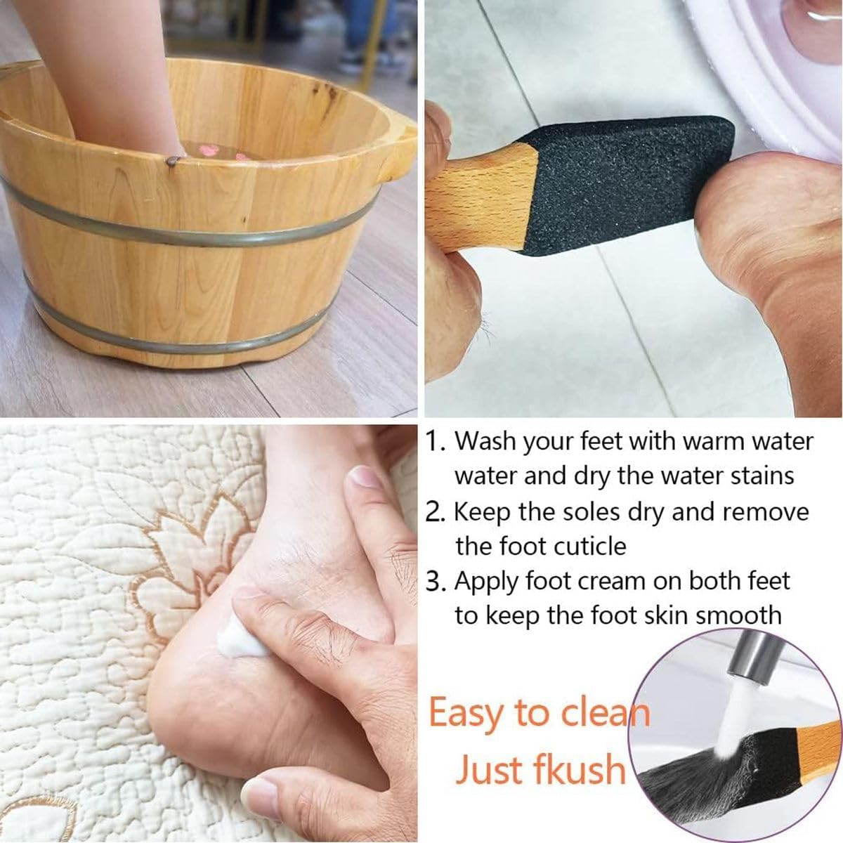 Cart In Mart 2-Pack Foot File & Rasp Pedicure Callus Remover Exfoliator Heels Dead Skin