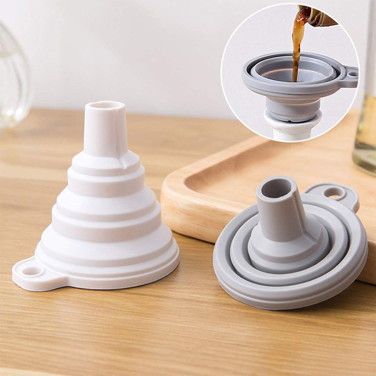 Cart In Mart 2 Pack Glass Olive Oil and Vinegar Dispenser Coffee Syrup Bottle Set -500ml