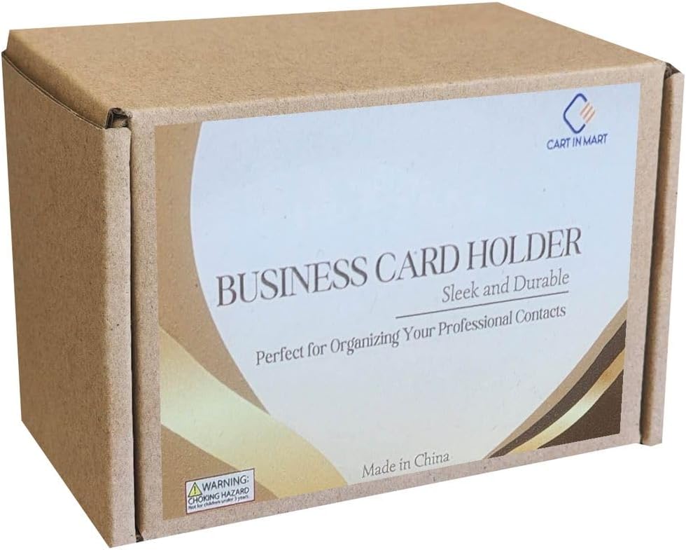 Cart In Mart 4 Pack Clear Acrylic Business Card Holder For Desk Home Office Exhibition