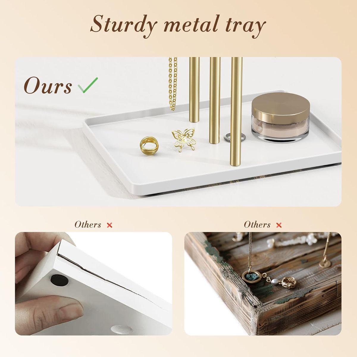 Cart In Mart Jewelry Organiser Stand Holder - Hanger For Necklace, Earring, Bracelet - 37cm