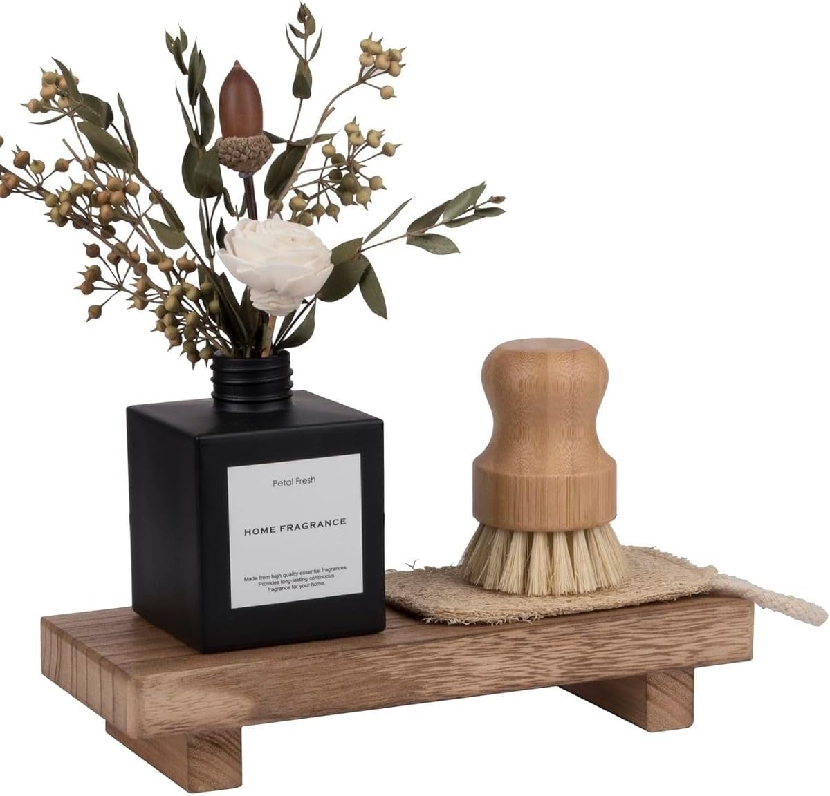 Cart In Mart Wooden Display Riser Stand Tray For Soap,Lotion,Perfume,Decor,Farmhouse