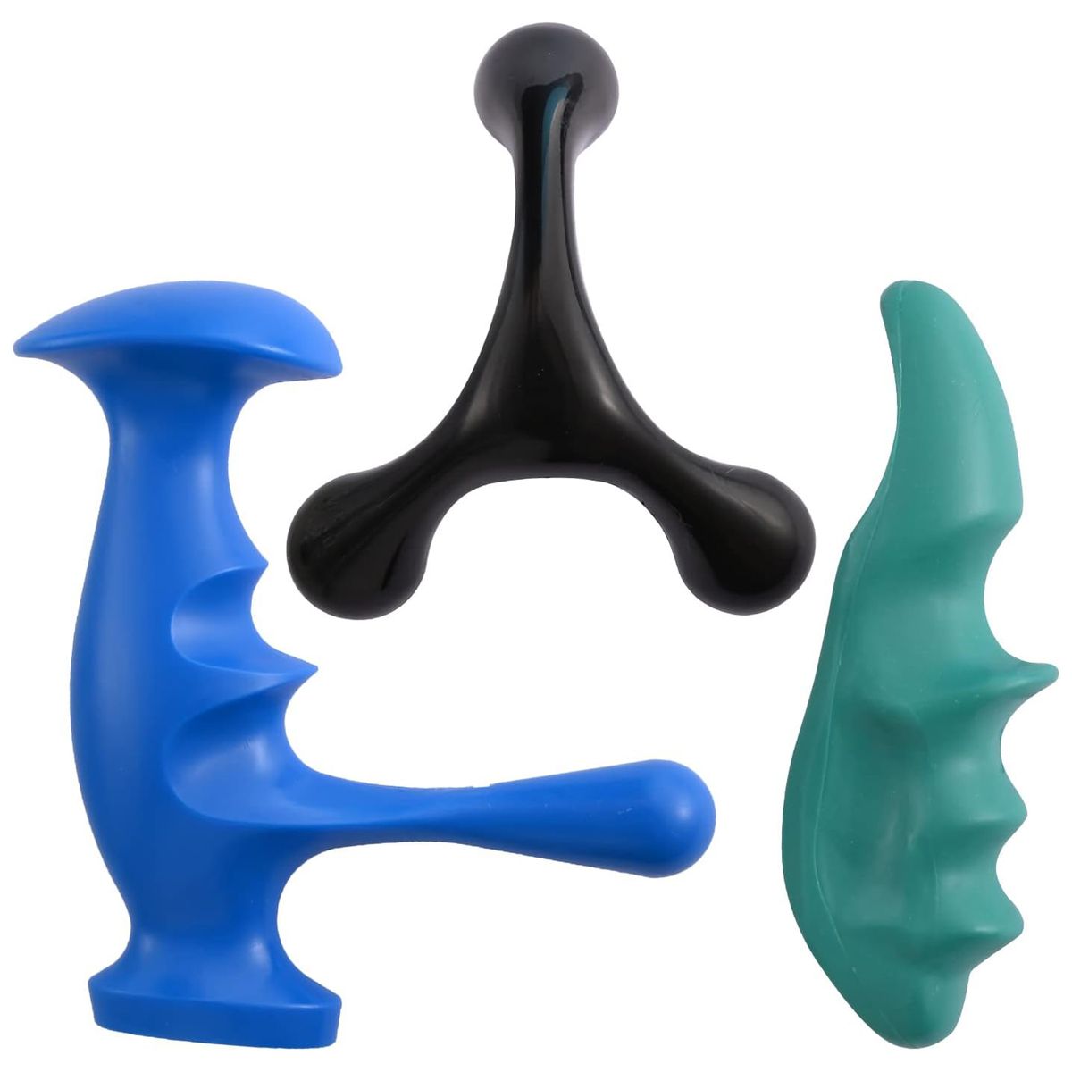 Cart In Mart 3 Piece Manual Deep Tissue Massage Tools & Thumb Saver For Stress Relief