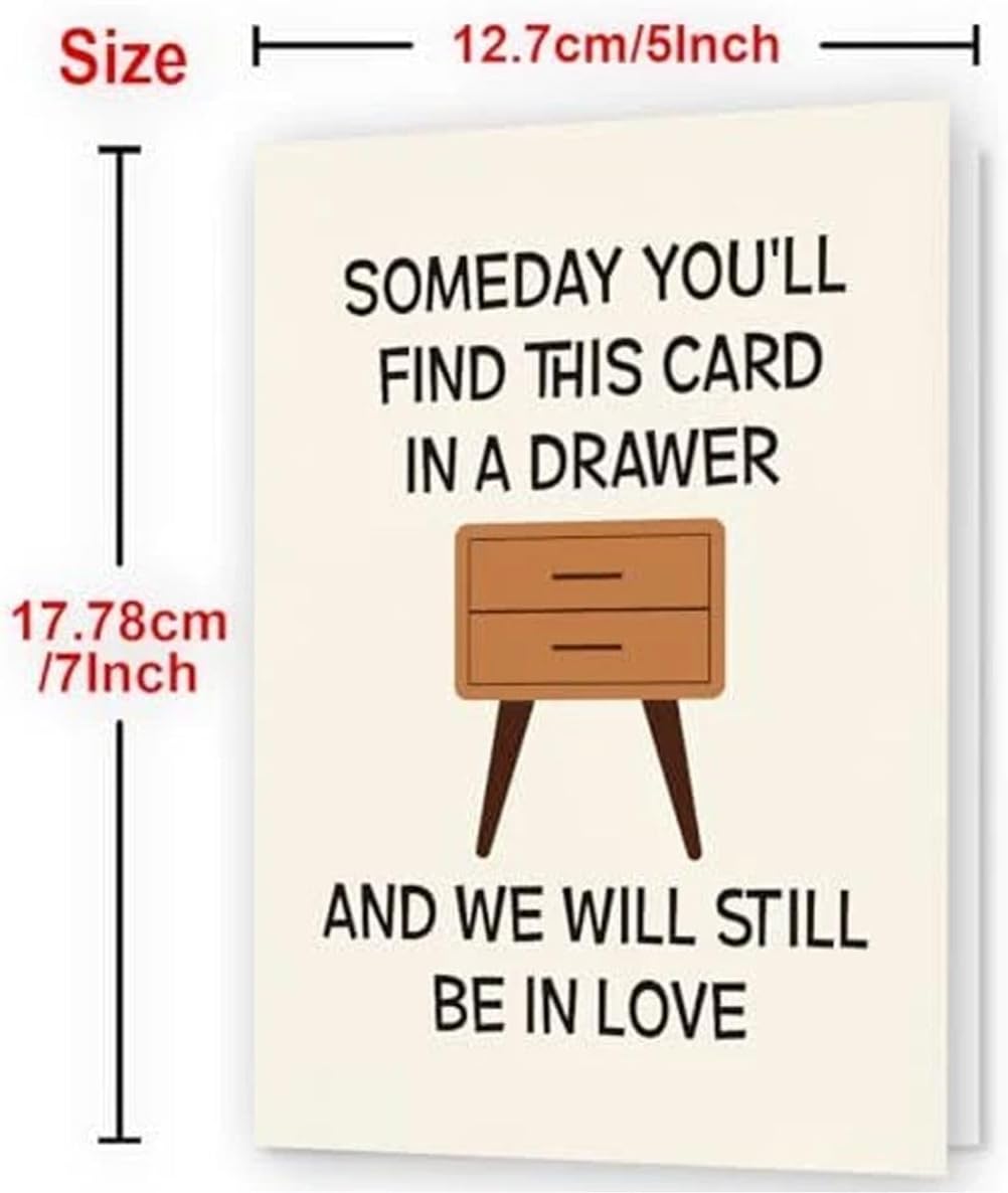 Cart In Mart Unique Memorable Greeting Card For Anniversary,Valentines Day, Him & Her