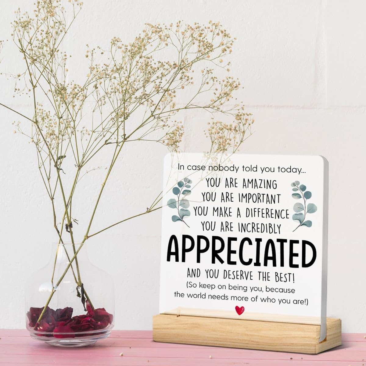 Cart In Mart Appreciation Thank You Motivational Gifts Acrylic Decorative Sign
