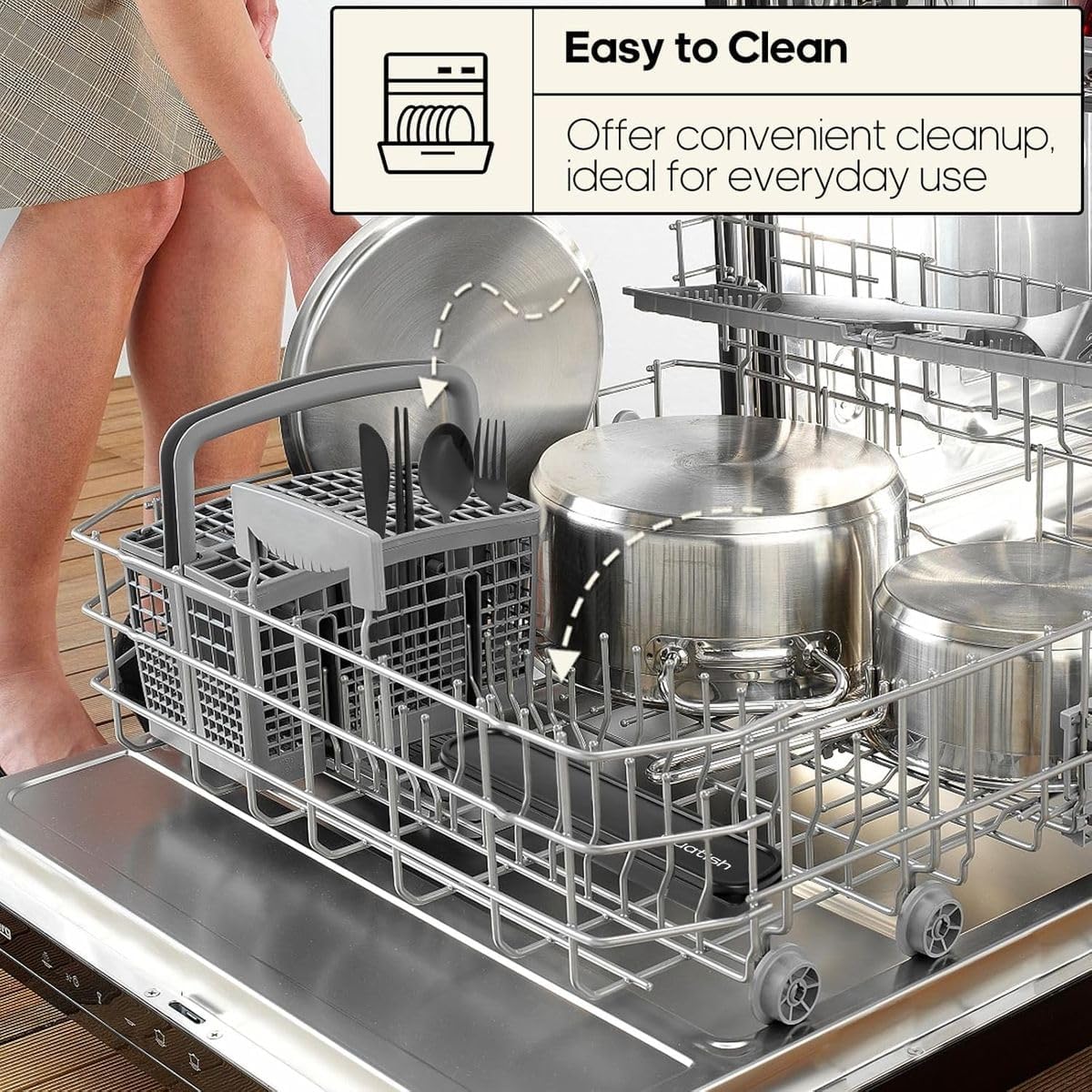 Cart In Mart Reuseable Travel Utensil With Case-Portable Silverware Cutlery Set For Work