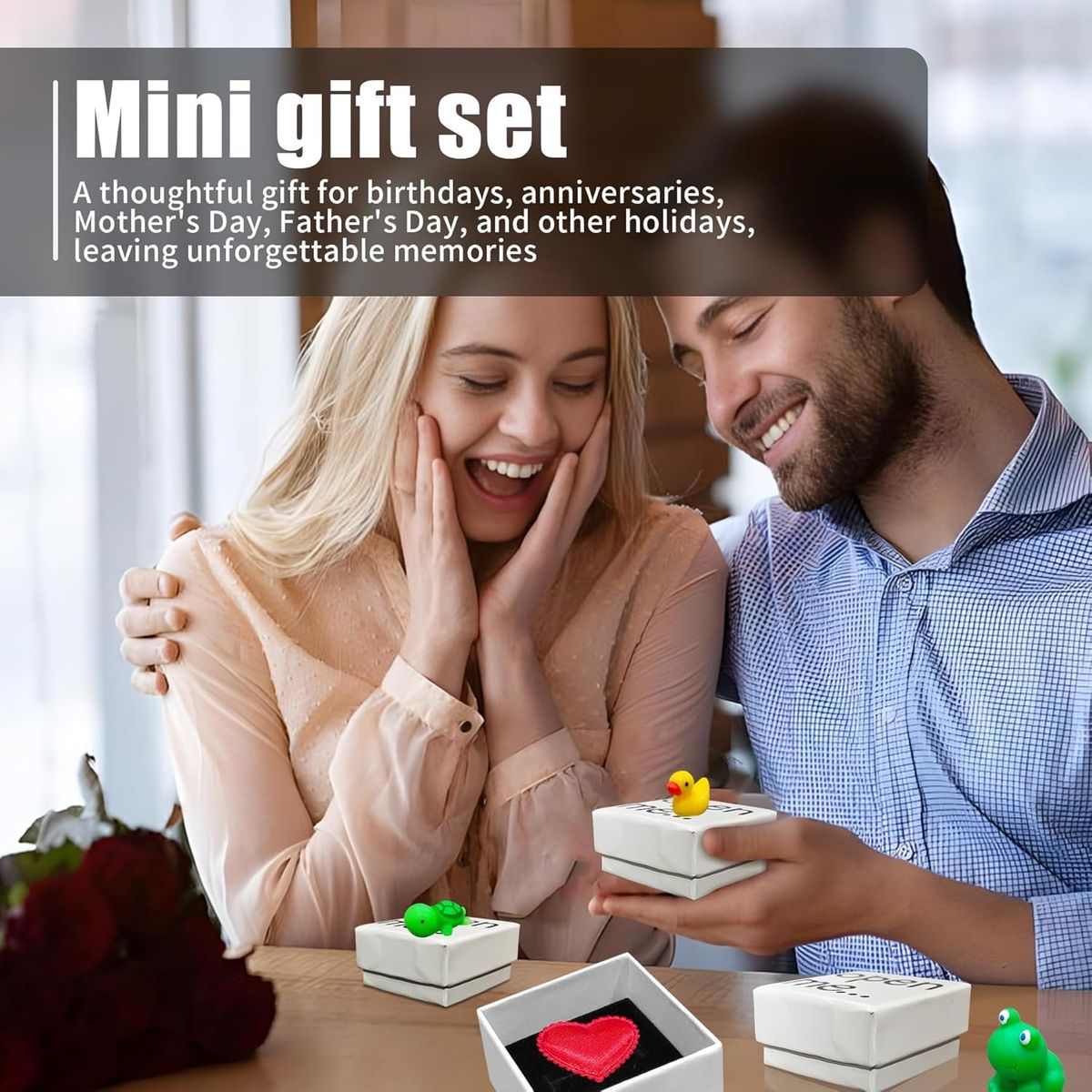 Cart In Mart Mini Duck I Love You Valentine's Gift For Boyfriend Girlfriend Her Him