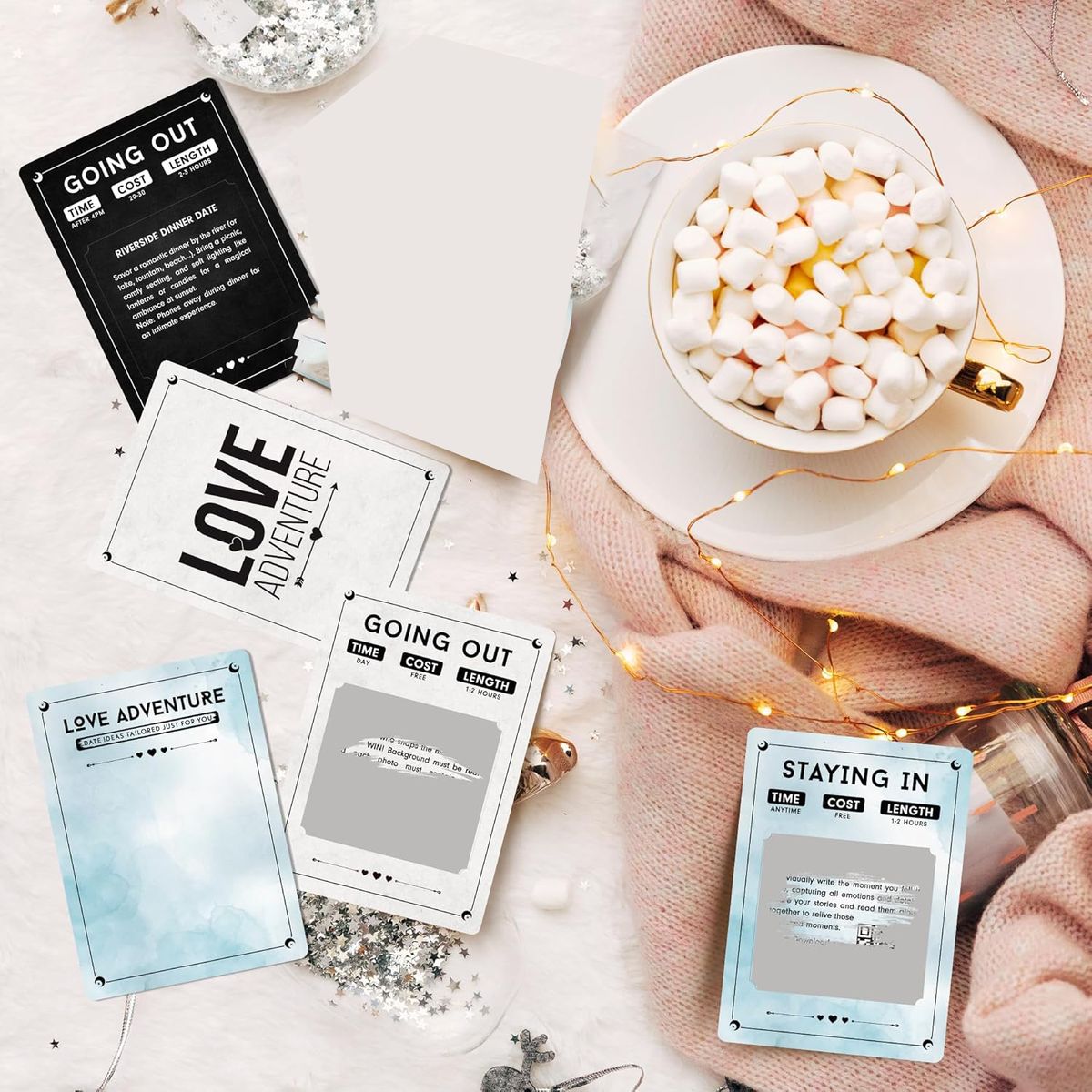 Cart In Mart 40 Date Ideas Scratch Off Card Games For Couples Date Night Him Her