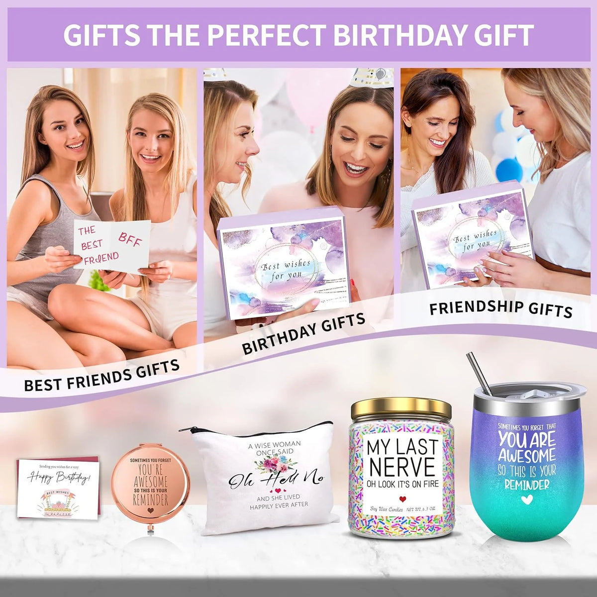 Cart In Mart Unique Happy Birthday Gifts Basket For Women Female Friend Her Coworker Mom