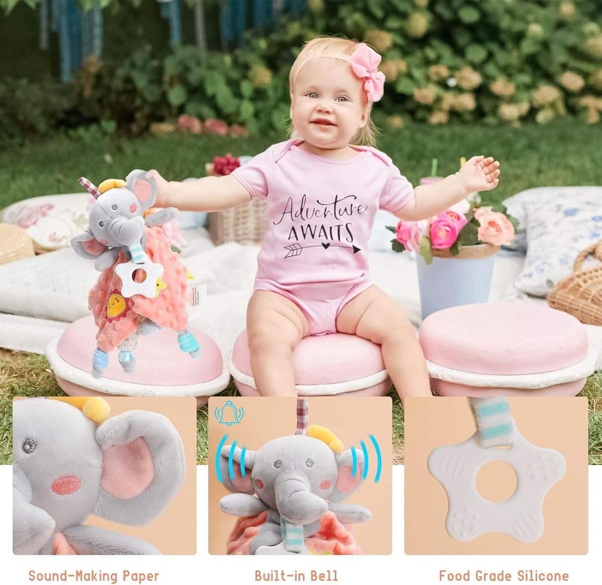 Cart In Mart Unique Baby Girl Gift Basket In Wooden Box,Baby Shower Gifts For Girls