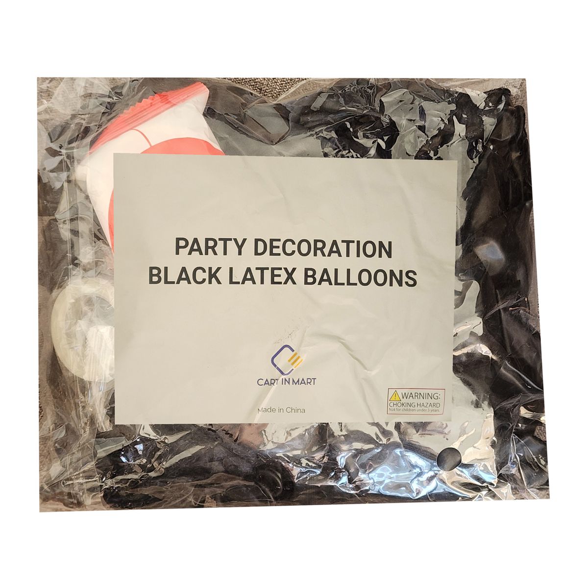 Cart In Mart 129 Piece Latex Balloons For Garland Arch Decor Party Birthday -4 Sizes - Black